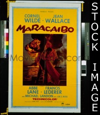 #0975 MARACAIBO 1sh '58 Cornel Wilde 