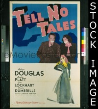 #5504 TELL NO TALES 1sh '39 Melvyn Douglas 