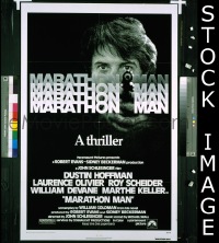 r953 MARATHON MAN one-sheet movie poster '76 Dustin Hoffman, Olivier