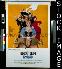 #4075 AMARCORD int'l 1sh '74 Fellini classic! 