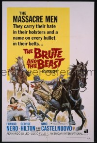 #9011 BRUTE & THE BEAST 1sh '66 Lucio Fulci 