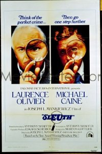 #9738 SLEUTH 1sh '72 Olivier, Caine 