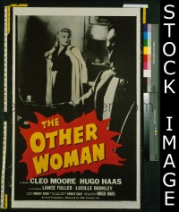 #8110 OTHER WOMAN 1sh '54 sexy Cleo Moore! 