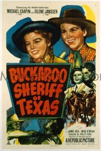 BUCKAROO SHERIFF OF TEXAS 1sheet