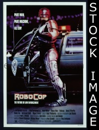 H937 ROBOCOP one-sheet movie poster '87 Paul Verhoeven, Weller