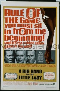 P210 BIG HAND FOR THE LITTLE LADY one-sheet movie poster '66 Henry Fonda