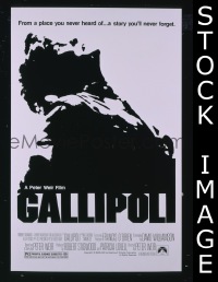 P714 GALLIPOLI one-sheet movie poster '81 Peter Weir, Mel Gibson