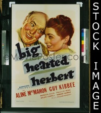 #072 BIG HEARTED HERBERT 1sh '34 A. MacMahon 