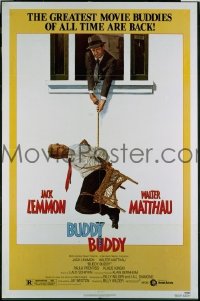 r289 BUDDY BUDDY one-sheet movie poster '81 Jack Lemmon, Walter Matthau