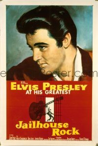 v418 JAILHOUSE ROCK  1sh '57 classic Elvis Presley image!