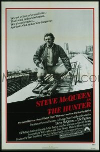 #379 HUNTER 1sh '80 Steve McQueen 