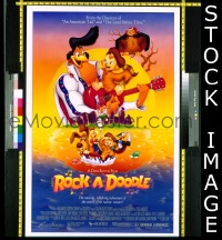 #2784 ROCK-A-DOODLE DS 1sh '91 Don Bluth 