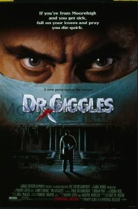 H347 DR GIGGLES double-sided advance one-sheet movie poster '92 Larry Drake
