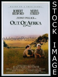 H817 OUT OF AFRICA one-sheet movie poster '85 Redford, Streep
