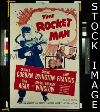 #403 ROCKET MAN 1sh '54 classic image! 