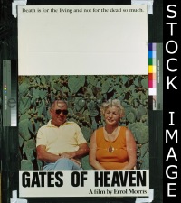 #2374 GATES OF HEAVEN 1sh '78 Morris classic!