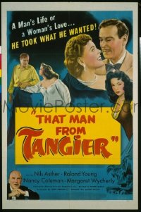 #550 THAT MAN FROM TANGIER 1sh '53 N. Asther 