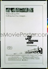 A711 LAST PICTURE SHOW one-sheet movie poster '71 Jeff Bridges