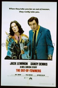 #3984 OUT-OF-TOWNERS 1sh '70 Lemmon