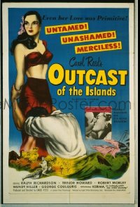 OUTCAST OF THE ISLANDS 1sheet