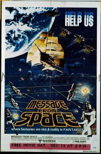 #512 MESSAGE FROM SPACE 1sh '78 Morrow 