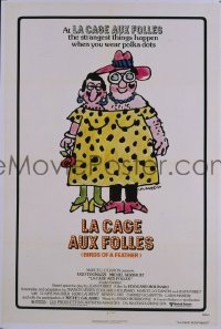 H639 LA CAGE AUX FOLLES one-sheet movie poster '79 Ugo Tognazzi