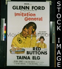 #387 IMITATION GENERAL 1sh 58 Glenn Ford 