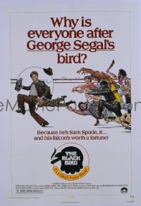 #0344 BLACK BIRD 1sh '75 George Segal 