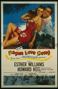 #480 PAGAN LOVE SONG 1sh '50 Esther Williams 
