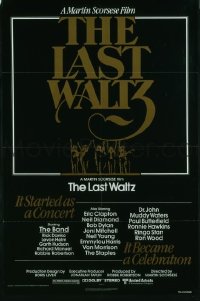 #348 LAST WALTZ 1sh '78 Scorsese 