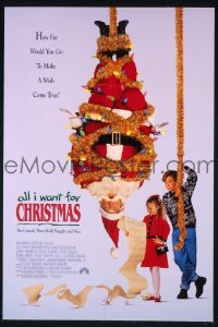 H065 ALL I WANT FOR CHRISTMAS one-sheet movie poster '91 Nielsen