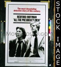 A051 ALL THE PRESIDENT'S MEN one-sheet movie poster '76 Hoffman, Redford