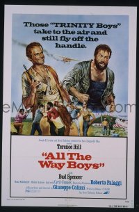 #0139 ALL THE WAY BOYS 1sh '73 Hill, Spencer 