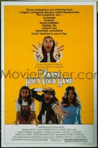 A604 I WANNA HOLD YOUR HAND one-sheet movie poster '78 Beatles