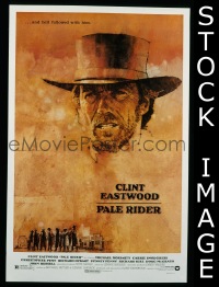 #3991 PALE RIDER 1sh 85 Eastwood, classic art!