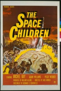 #385 SPACE CHILDREN 1sh '58 classic image! 
