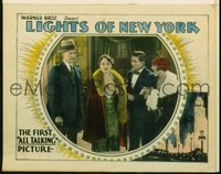 2008 LIGHTS OF NEW YORK #7 lobby card '28 Pallette helps man!