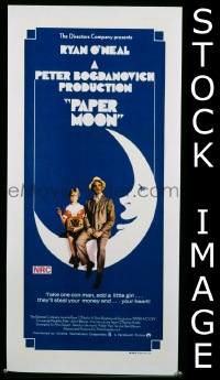 #7701 PAPER MOON Australian daybill movie poster '73 both O'Neals!