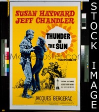 #5543 THUNDER IN THE SUN 1sh '59 Hayward 