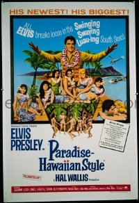 #482 PARADISE HAWAIIAN STYLE 1sh '66 Presley 