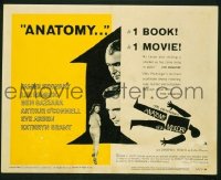 K022 ANATOMY OF A MURDER title lobby card '59 Jimmy Stewart, Saul Bass