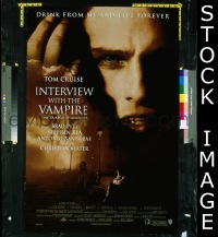 #187 INTERVIEW WITH A VAMPIRE 2-sided adv 1sh 