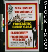 THUNDERBALL/FROM RUSSIA WITH LOVE 1sheet