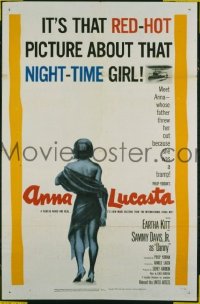 #0182 ANNA LUCASTA 1sh '59 Kitt, Sammy Davis 