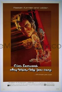 A080 ANY WHICH WAY YOU CAN one-sheet movie poster '80 Clint Eastwood