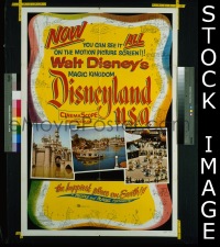 #210 DISNEYLAND USA 1sh '57 Disney 