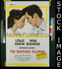 #229 DOCTOR'S DILEMMA 1sh '59 Caron, Bogarde 