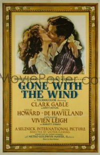 101 GONE WITH THE WIND linen 1sheet