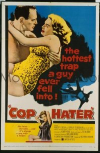 P429 COP HATER one-sheet movie poster '58 Robert Loggia, O'Loughlin