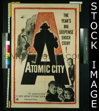 #130 ATOMIC CITY 1sh '52 Barry, Clarke 